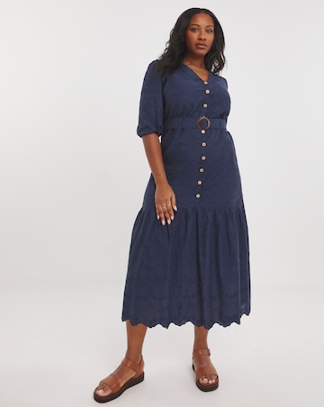 Joe Browns Molly Broderie Belted Midaxi Dress