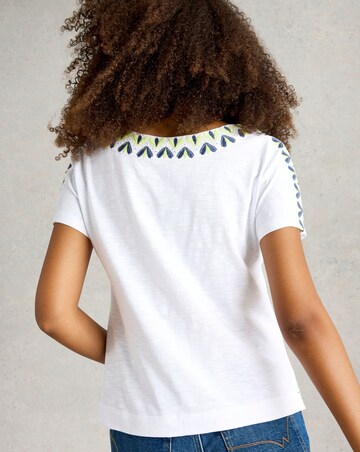 White Stuff Neva Embroidered Top