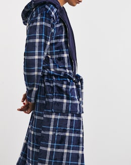Joe Browns Fleece Check Dressing Gown