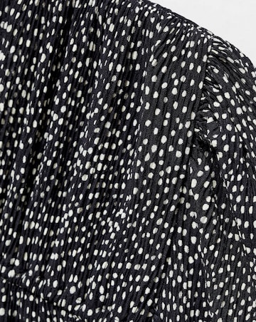 Mango Printed Bow Tie Dress