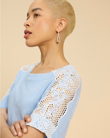 White Stuff Sara Tie Hem Top