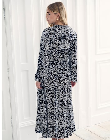 Nobody's Child Black Printed Iris Midaxi Dress