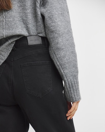 Black Barrel Leg Jeans