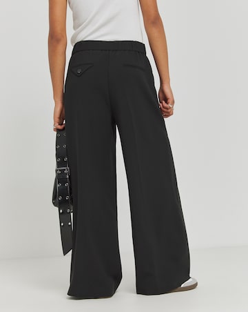 Turned Over Waistband Tailored Trouser