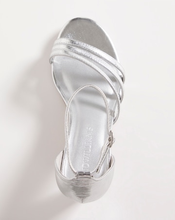 Court Heeled Sandal - Wide Fit (E)