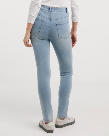 Light Blue High Waist Super Soft Slim Leg Jean