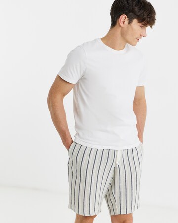 Jack & Jones Coba Stripe Short - Natural