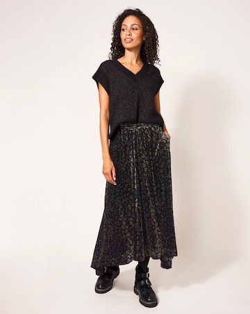 White Stuff Isabelle Devore Velvet Skirt