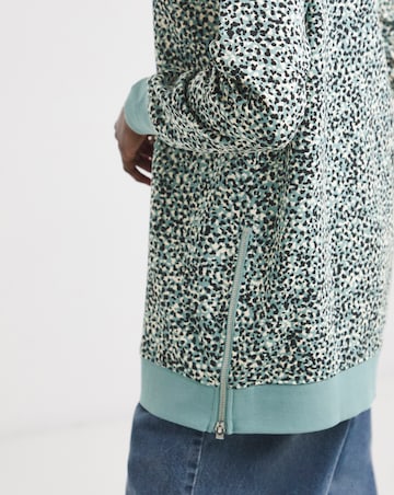 Side Zip Longline Sweat