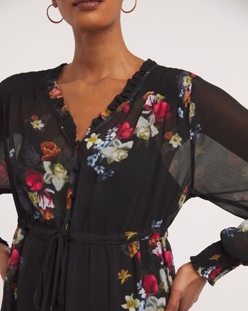Chiffon Smock Dress