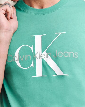 Calvin Klein Jeans Large Logo Green T-shirt