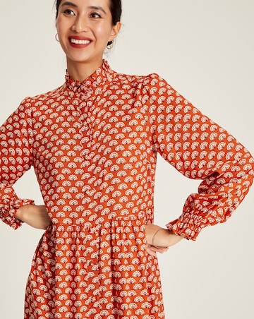 Joules Josie Woven Shirt Midi Dress