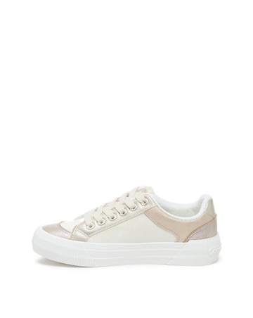 Rocket Dog White Mix Cheery Lace Up Colour Block Trainer