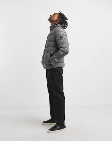 BOSS Grey Padded Jacket