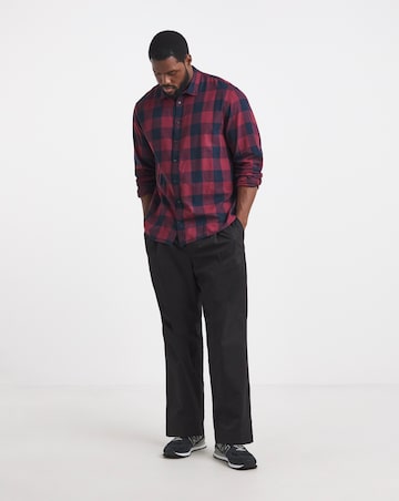 Jack & Jones Gingham Check Shirt - Port/Navy