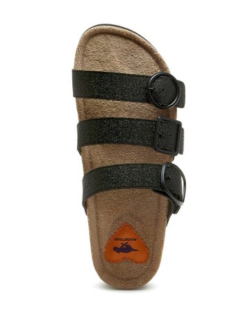Rocket Dog Astor Glenn Glitter 3 Strap Buckle Sandal