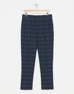 Warm Handle Check Suit Trouser