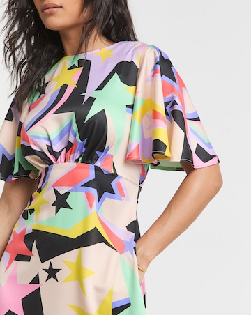 Twisted Wunder Ziggy Star Satin Maxi Dress