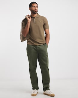 Lyle & Scott Brown Classic Short Sleeve Polo