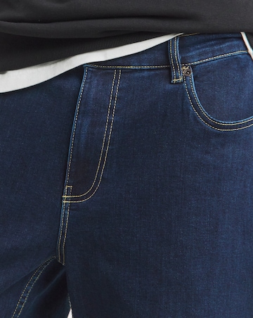 Straight Fit Stretch Jeans Rinse Wash