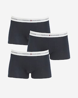 Tommy Hilfiger 3 Pack Signature Cotton Trunks - Navy