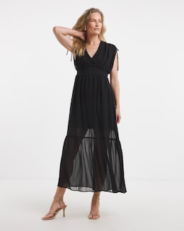 Religion V Neck Maxi Dress