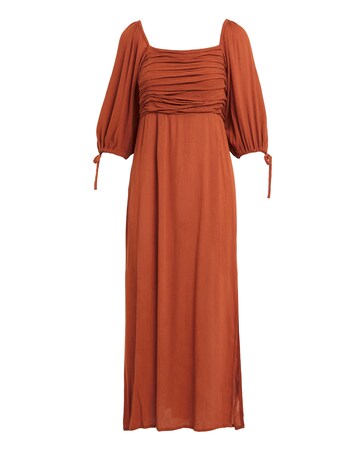 Simply Be Crinkle Soft Volume Midi Dress