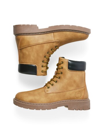 Jack & Jones Ainsworth PU Boots - Tan