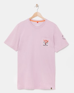 Joe Browns Tiger Back Print T-Shirt Long Length