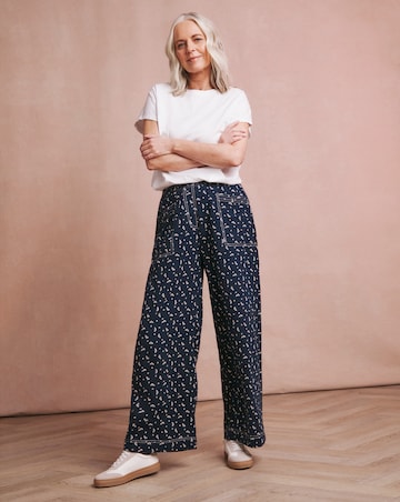 Julipa Pure Cotton Printed Trouser