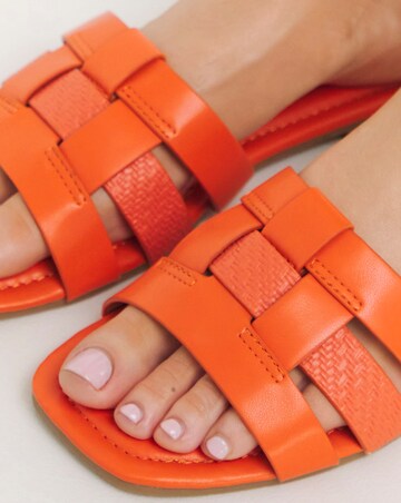 Tatiana Woven Flat Sandals Extra Wide EEE Fit