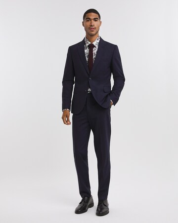 White Print William Hunt Formal Shirt