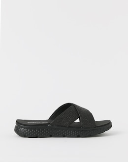 Cushion Walk Crossover Mule Sandal E Fit