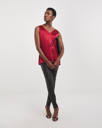 Satin V Neck Vest