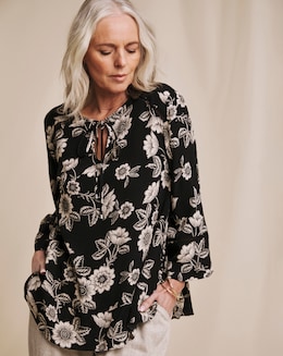 Julipa Tie Neck Blouse