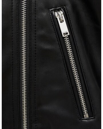 Mango Liz Faux Leather Biker Jacket