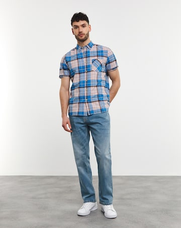 Short Sleeve Oxford Check Shirt