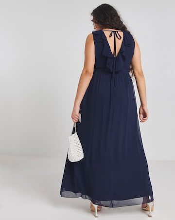 Little Mistress Split Detail Occasion Maxi Dress