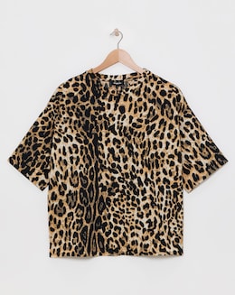 Leopard Crew Neck T-Shirt