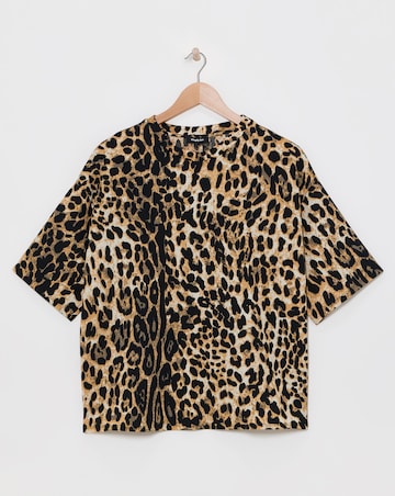 Leopard Crew Neck T-Shirt