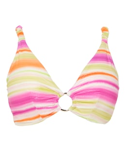 Ring Detail Plunge Bikini Top