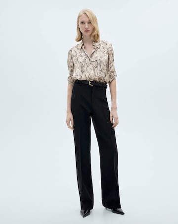 Mango Ideale Snake Print Shirt