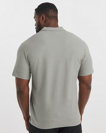 Jack & Jones Premium Leon Floral Printed Polo - Natural