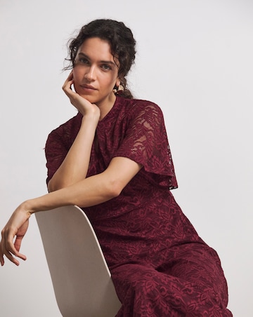 Joanna Hope Lace Midi Dress