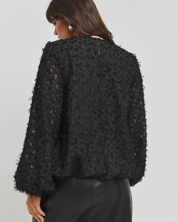 Textured Fluffy Blouse
