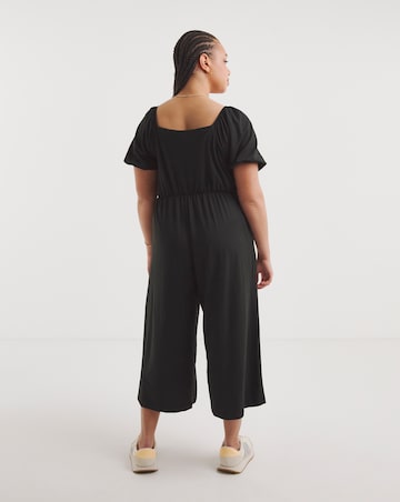 Black Supersoft Sweetheart Jumpsuit