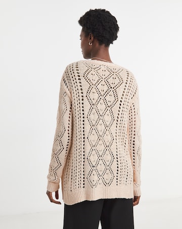 Edge To Edge Crochet Cardigan