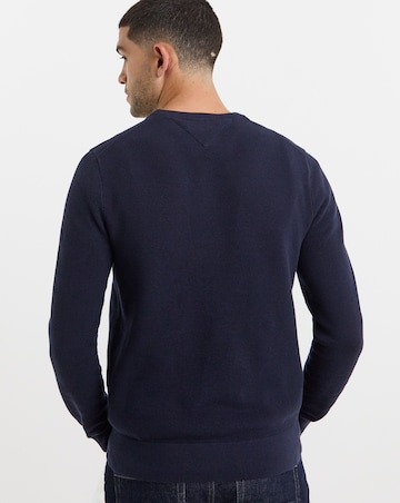 Tommy Hilfiger Essential Structure Crew Neck Jumper - Navy