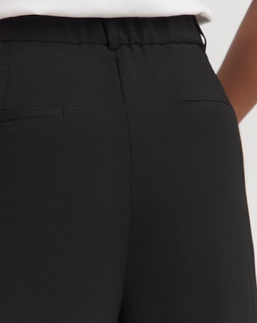 Textured Pleated Wide Leg Trousers