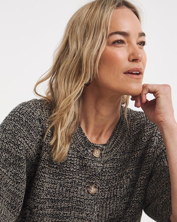 Mono Boxy Half Sleeve Cardigan